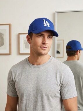 MLB Team Los Angeles LA Dodgers Royal Blue Adjustable baseball cap